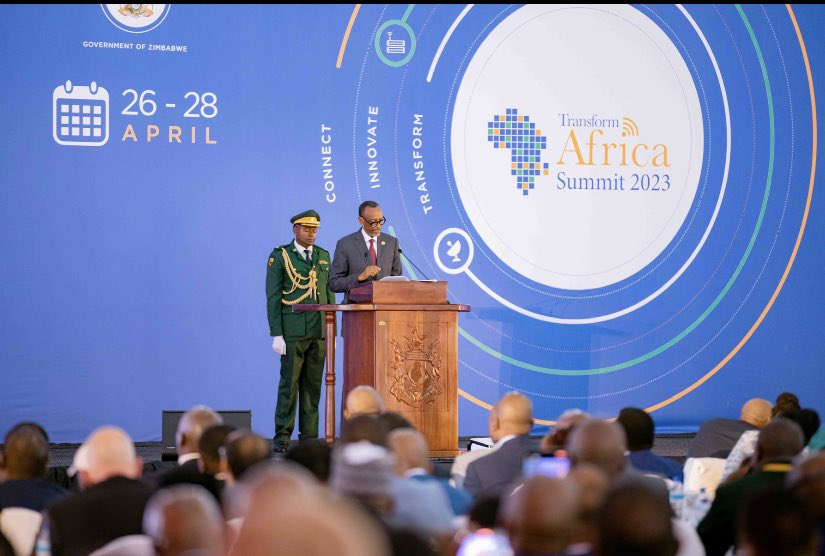 RwandaICT's tweet photo. Day one at #TAS23: the Rwandan delegation joined two thousand delegates from across the world in Victoria Falls for the opening of the annual leading African  tech summit.
#ConnectInnovateTransform https://t.co/KnGgP3zc6k
