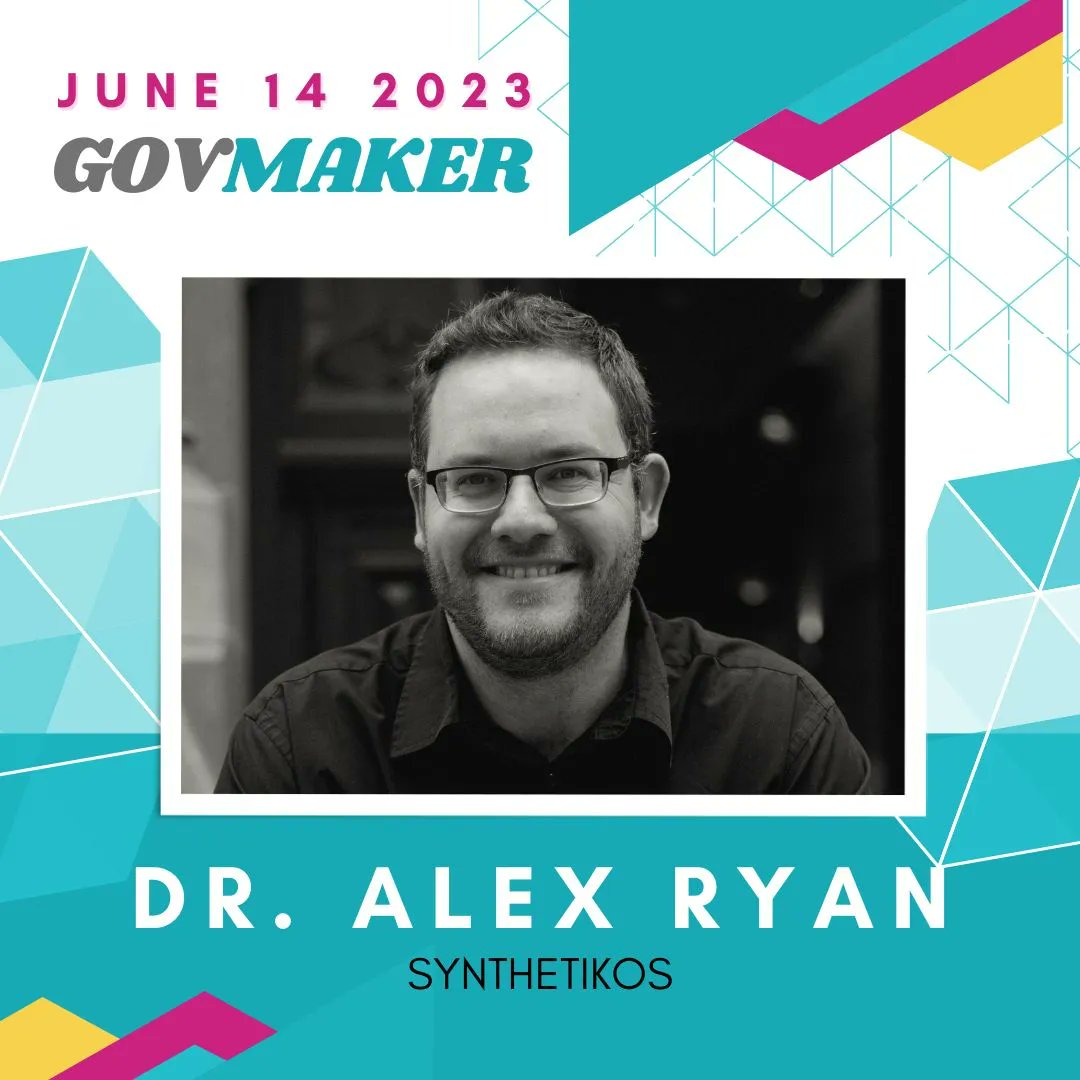 #GovMaker announces Dr. Alex Ryan as a keynote speaker! His talk is titled: Out of the #Lab and into the Fire: Experiences in scaling social innovation. Register today to lock in early bird prices and learn how Alex scales #innovation in Canada and beyond!