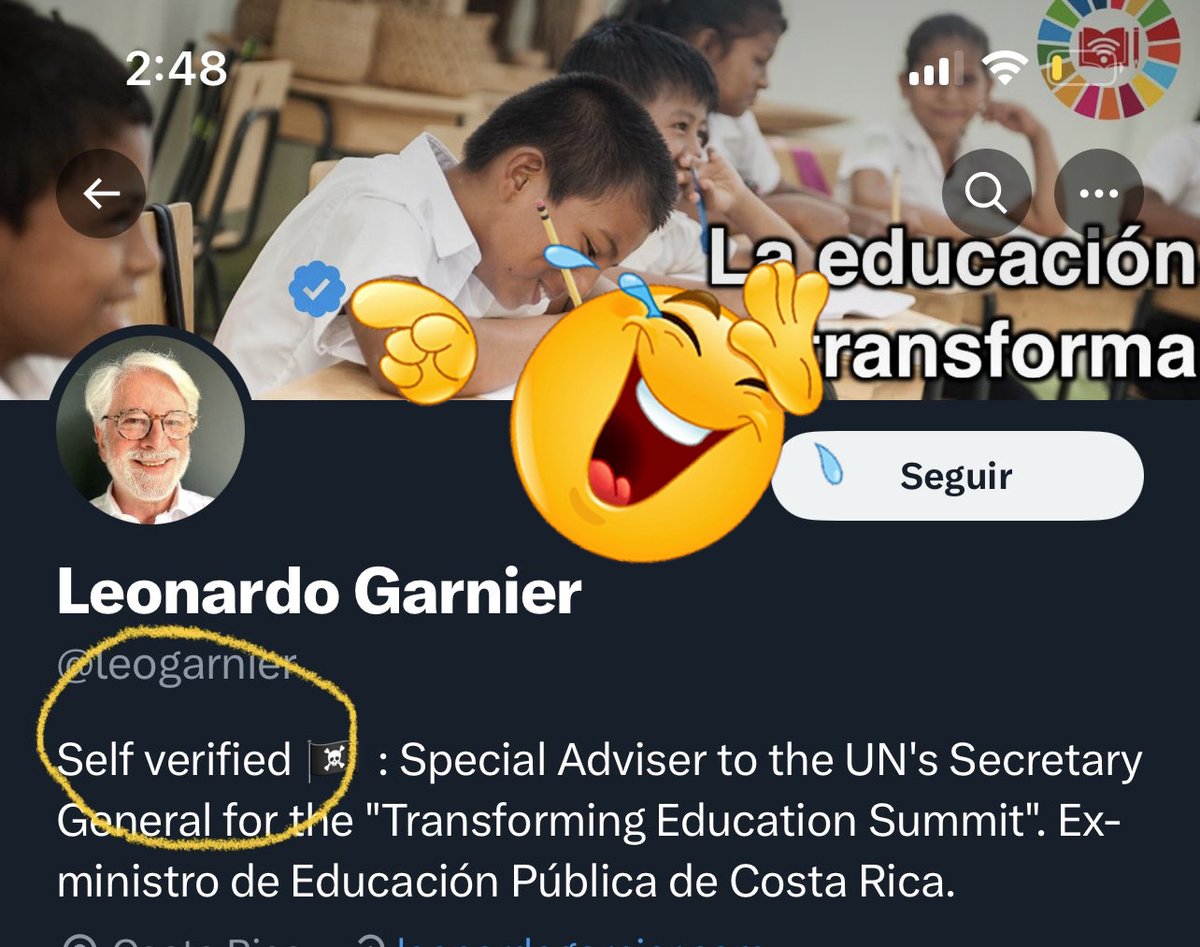 fabiovillalobo5's tweet photo. @aferbarcr 🤡 #TeamGAYnier Cuando Elon te quita la verificación por "limpiazo", pero eres el típico “come huevos” del #TeamClos que se emborracha con lija https://t.co/KBBKxlBVkE