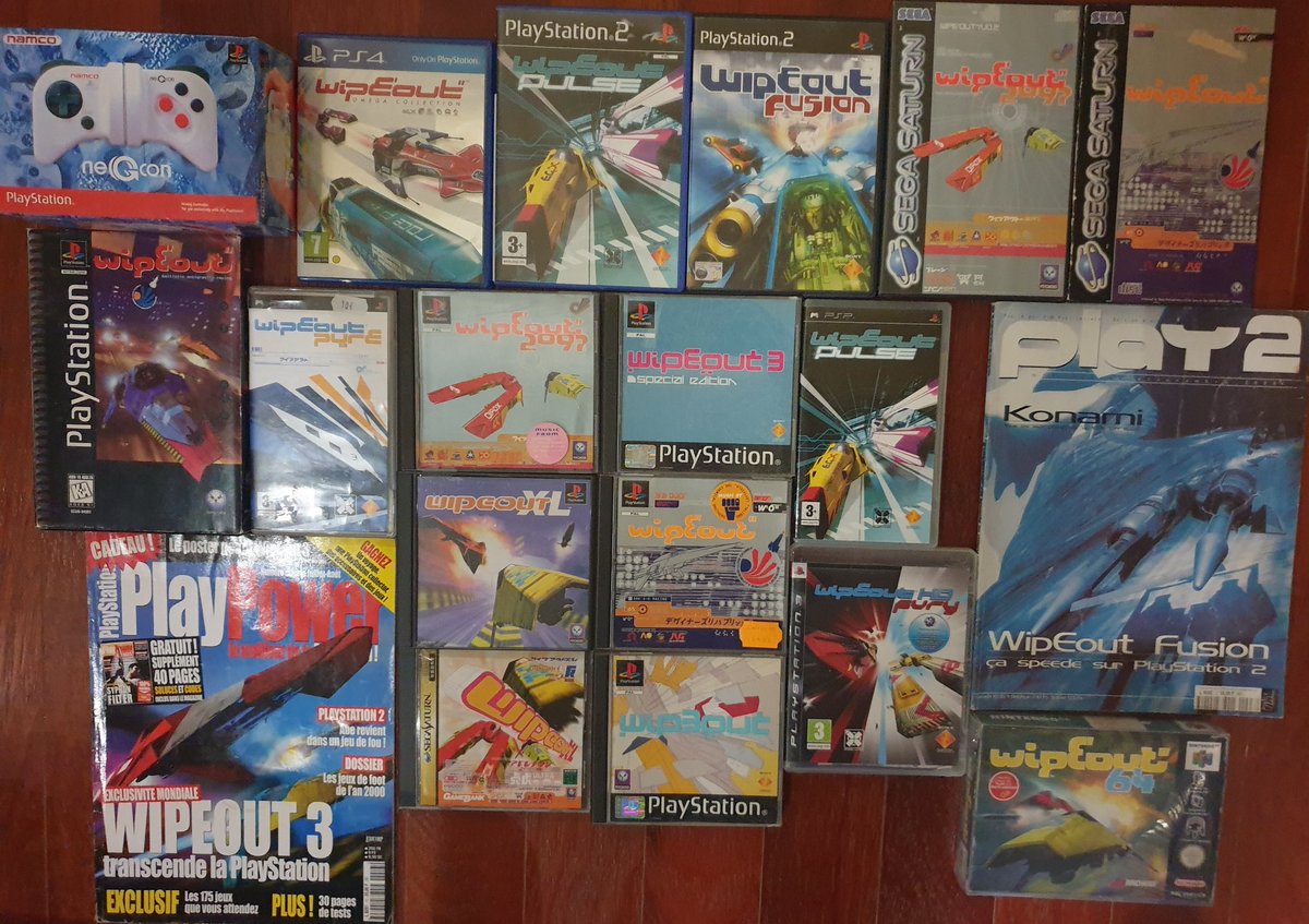GiufaO's tweet photo. We ❤ WipEout !
#WipEout #Playstation
#PS1 #Psygnosis #NegCon #PSP
#LiverpoolStudio #SegaSaturn
#Nintendo #Nintendo64 #90s https://t.co/EdVc1uVkUp