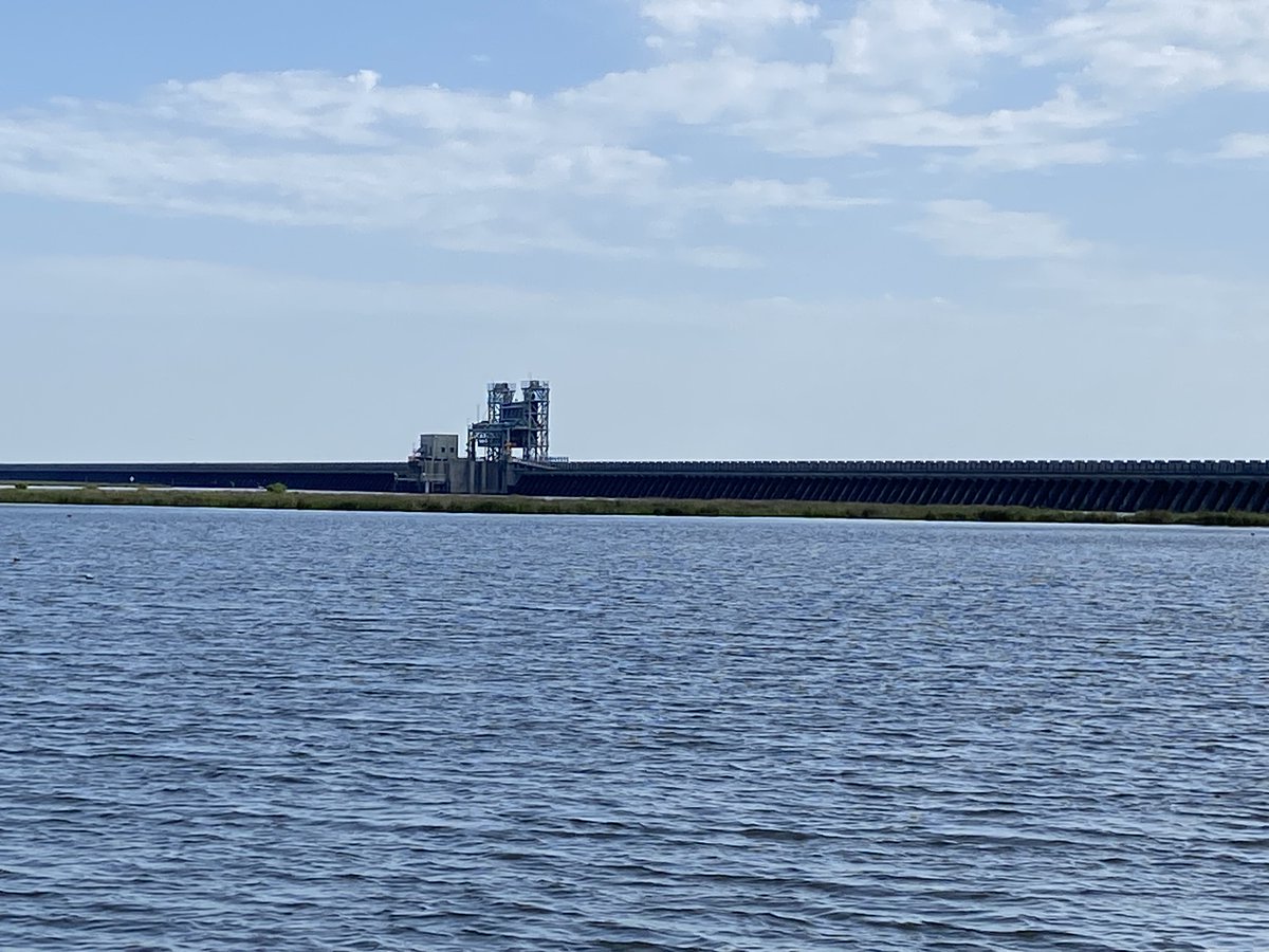 On Monday, we took some ResCon attendees out to Lake Borgne to take a  look at their Surge Barrier. This informative tour demonstrated the  value of resiliency efforts in our waterways and provided an up-close  look at how it all happens!