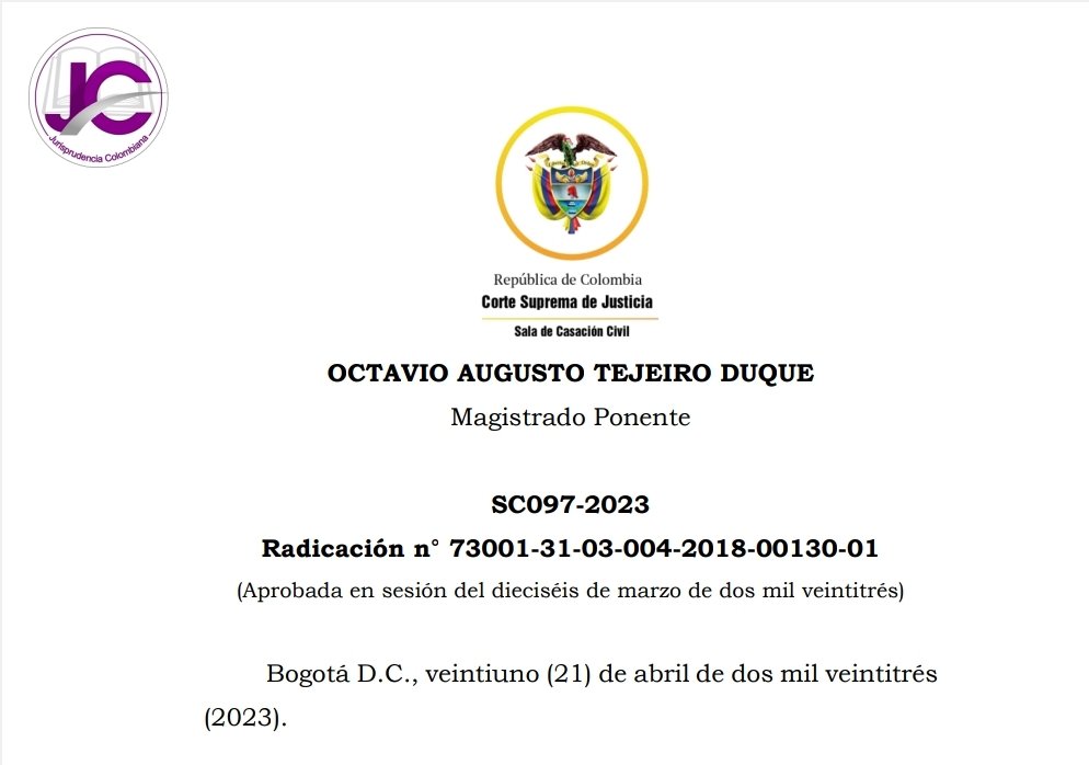 JurisprudenCol's tweet photo. SIMULACIÓN ABSOLUTA: Presupuestos de la simulación en contrato de compraventa, como lo son la voluntad o el querer aparente para ocultar las verdaderas intenciones del pacto jurídico, el acuerdo entre los partícipes de la operación y la afectación de los intereses de un tercero.

Solicita tu suscripción aquí 👉 https://t.co/LAQoZz9cUI

⚖️ https://t.co/FBxCIvvdsG
