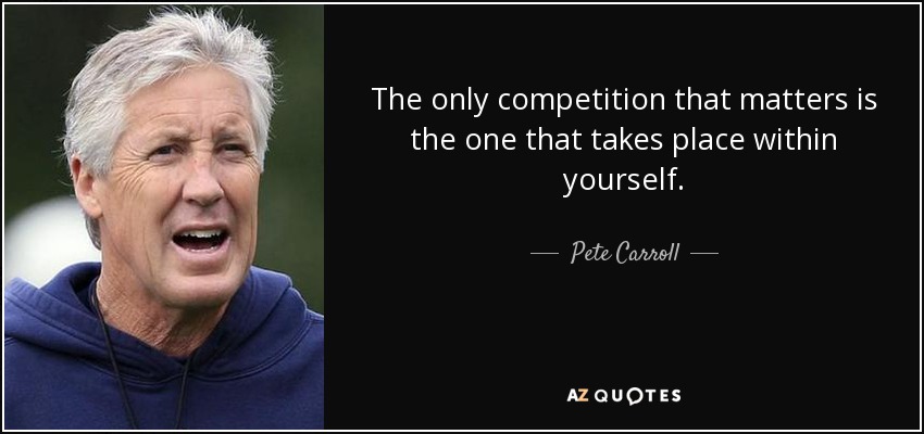 GoldenActs's tweet photo. With the @NFL draft starting tomorrow, let's get some #WednesdayWisdom from @seattleseahawks @PeteCarroll. Great quote in the sports or business world. It's all about being the best YOU!
#AlwaysCompete #PurposeDriven https://t.co/IpD6QNztgP