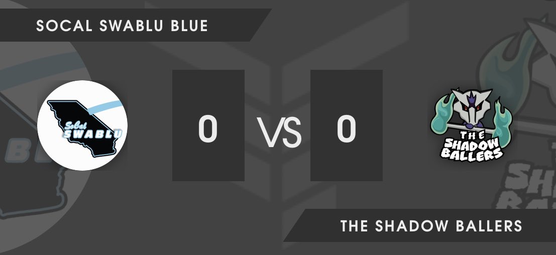 ShadowBallers's tweet photo. A couple of cycles ago, we got relegated out of silver just as they got promoted into silver… so it took a while but we finally meet up with  @SwabluPvP Blue head to head. https://t.co/MUuyZQs4zJ