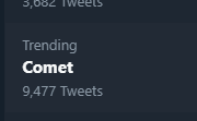 MetalFolf's tweet photo. I refreshed twitter and look what happened Comet is trending in the UK with most of the tweets being support for @CometFolf, we love you
#RIPBLU https://t.co/ChXIYMeQbP