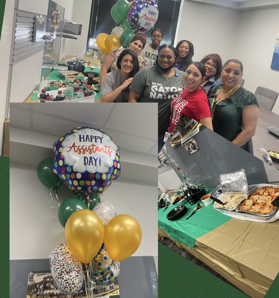 ARMSPTO's tweet photo. Happy Administrative Professional day to one of the best teams around! Thank you for all you do at ARMS, we appreciate you and would be lost without you. 🤗🥰🐊 @HumbleISD_ARMS https://t.co/OH8cOhNioP