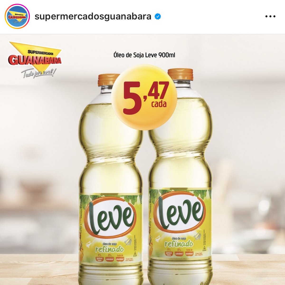choquei's tweet photo. 🚨BRASIL: Preço do óleo de soja que até ano passado ultrapassava os 10 reais, agora está por R$ 5,47 nos supermercados populares. https://t.co/nGE3oh79IA
