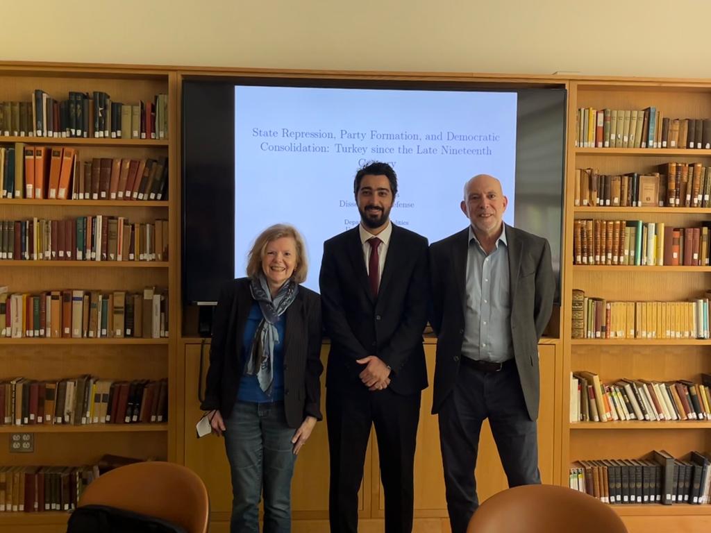 frtkmy's tweet photo. I am happy to announce that today, I successfully defended my dissertation, “State Repression, Party Formation, and Democratic Consolidation: Turkey since the Late Nineteenth Century.” https://t.co/zwqaDyY1sG