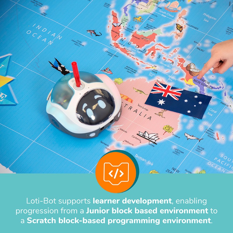 TTSResources's tweet photo. Our NEW Loti-Bot has a variety of unique features! Scroll to discover a handful of these! 🤩
Loti-Bot supports progression from a Junior block-based environment to a Scratch block-based programming environment 🤖
#LotiBot #Robotics #Robot #Technology #DigitalLearning