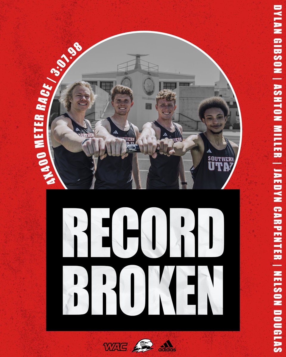 SUUTFXC's tweet photo. These four dominated at the Bryan Clay Inv. 👀

"For this team to achieve a feat like this, it's incredible, and it's a testimony to how resilient and dedicated these studs are on this team." - HC Eric Houle

🗞 >> https://t.co/777YB84Xe6

#TBirdNation x #RaiseTheHammer https://t.co/G8mdABcqNC