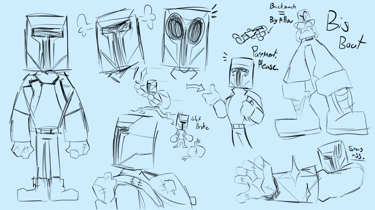 Just some sketches of spinward I did so I can get into the mood to draw. 