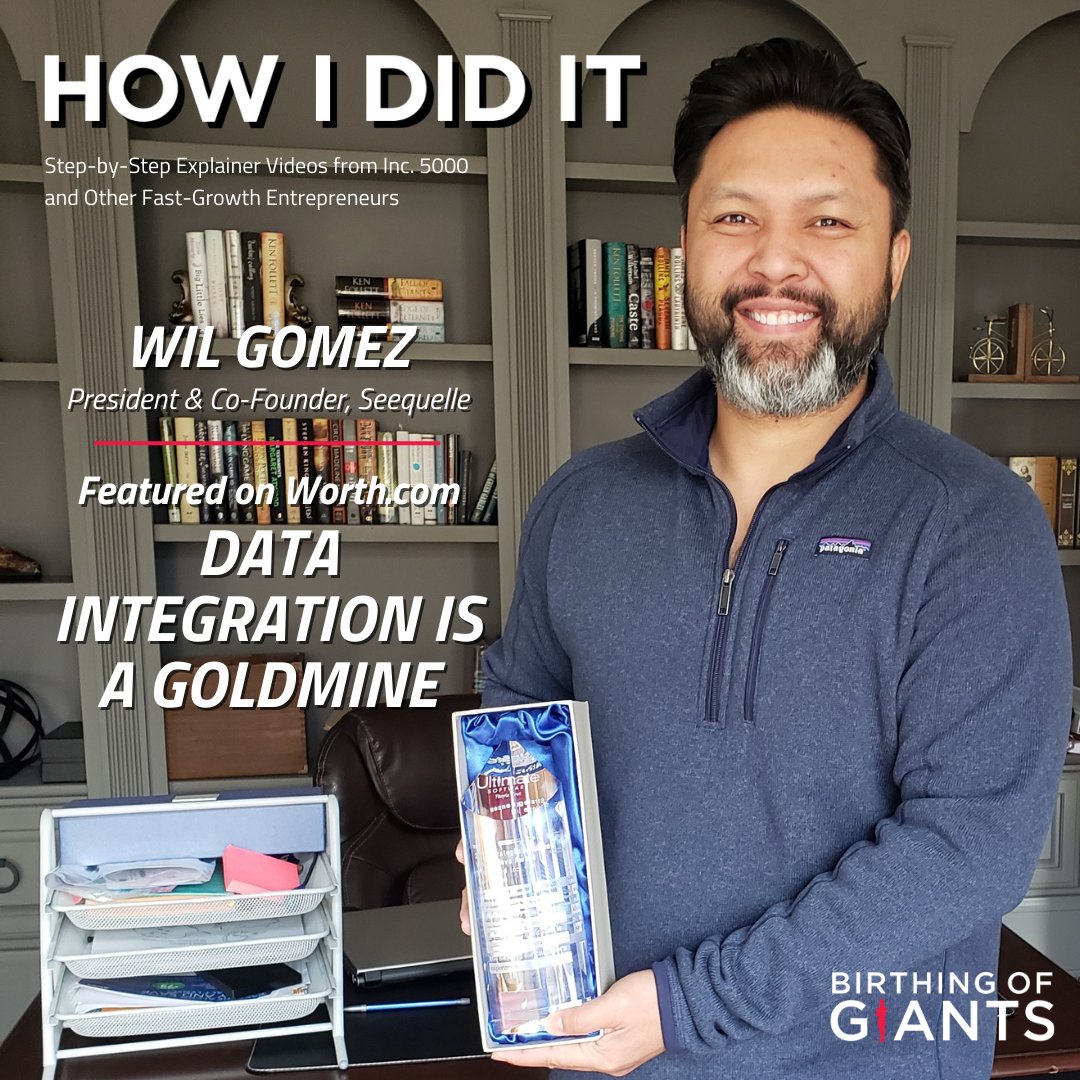 birthingofgiant's tweet image. How I Did It on Worth.com!

Check out our newest feature on Wil Gomez, President and Co-Founder of Seequelle. 

Click the link to read the full article on 
worth.com/data-integrati…

#Worth #SuccessStories #HowIDidIt #Moonshots