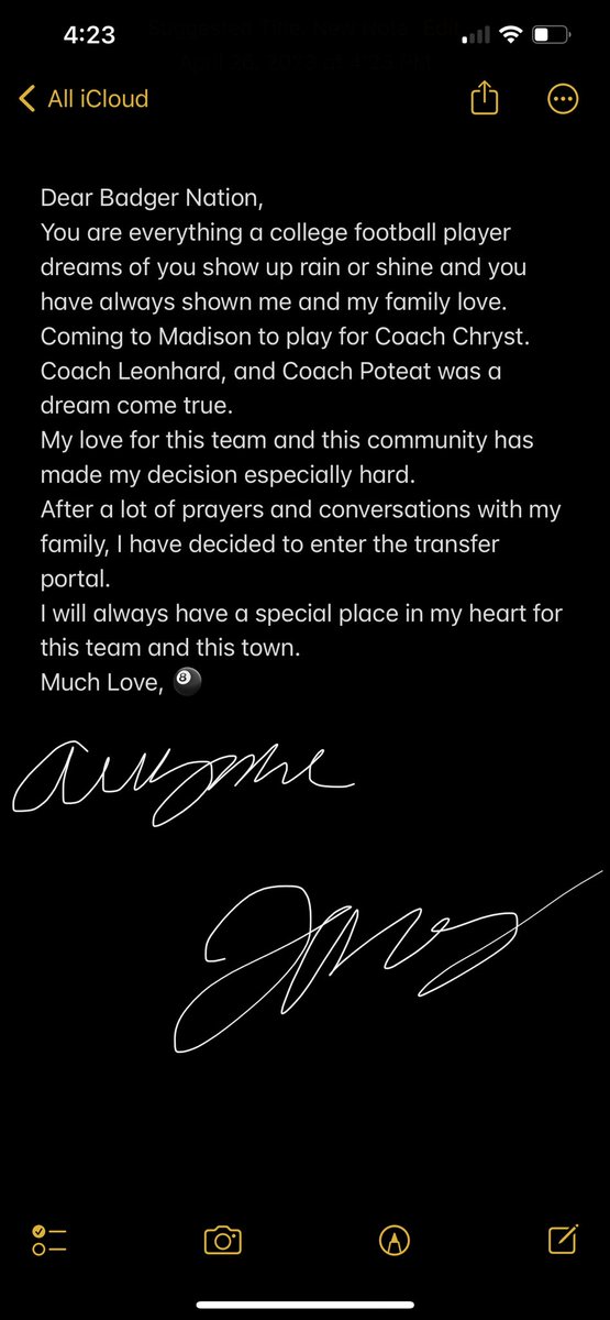 Thank you for everything Madison.