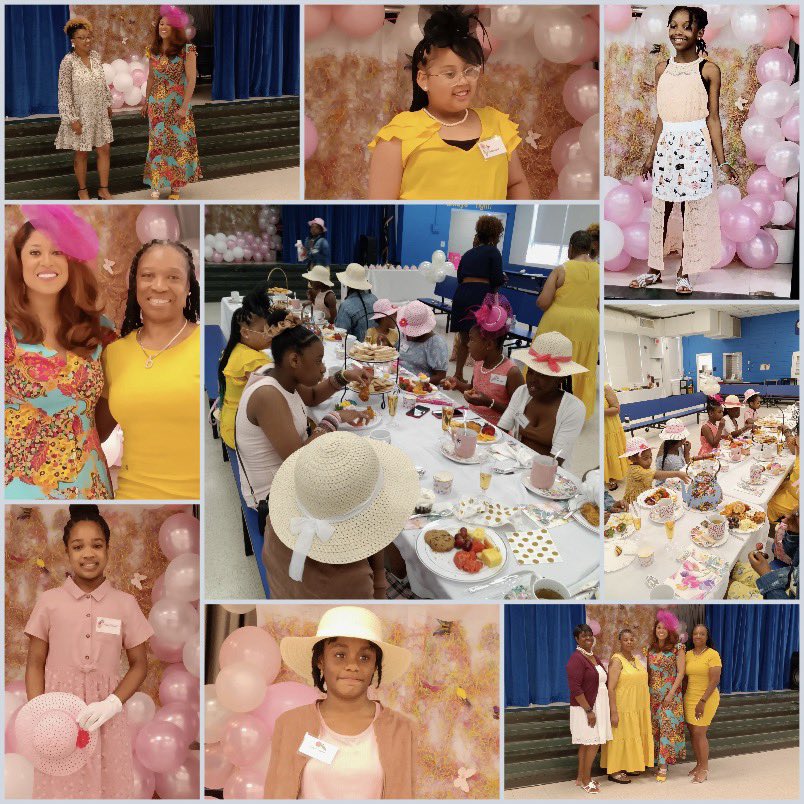 SouthKilbourne's tweet photo. Our Sister 2 Sister club had a wonderful tea party. Thanks to our SRO, Deputy Crawford, for mentoring our 4th &amp; 5th grade girls! We extend our thanks to our guest speaker, Naida Rutherford, the Richland County Coroner. It was a pleasure having you share this experience with us! https://t.co/kyKODKWBNS