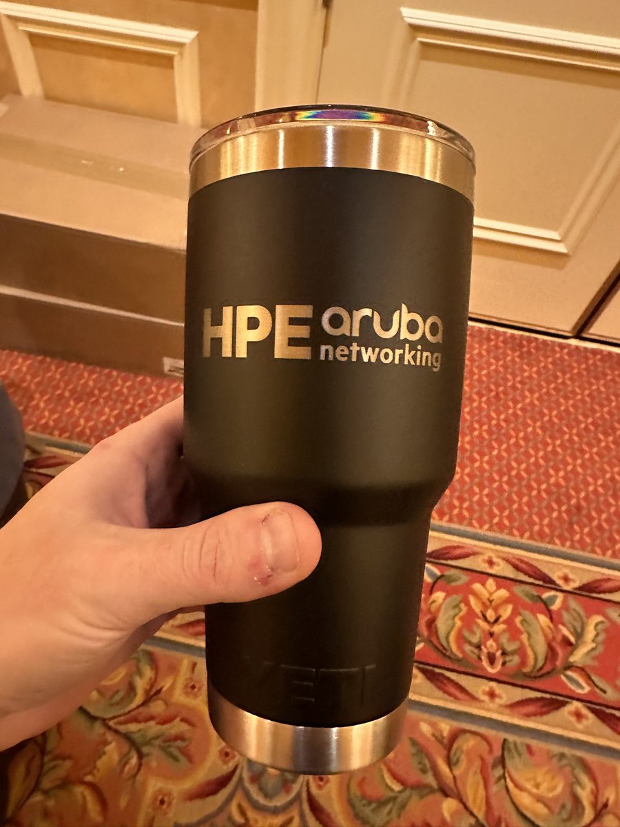 Certified Expert Celebration swag #ArubaAtmosphere