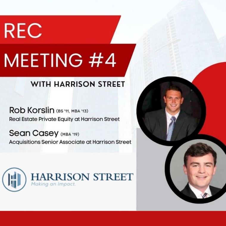WREAA_network's tweet photo. The Wisconsin Real Estate Club held the fourth and final meeting of the spring 2023 semester with guest speakers Rob Korslin and Sean Casey from Harrison Street. Read the full summary here: https://t.co/7rguDHLAzk https://t.co/LtAxWZOvU2