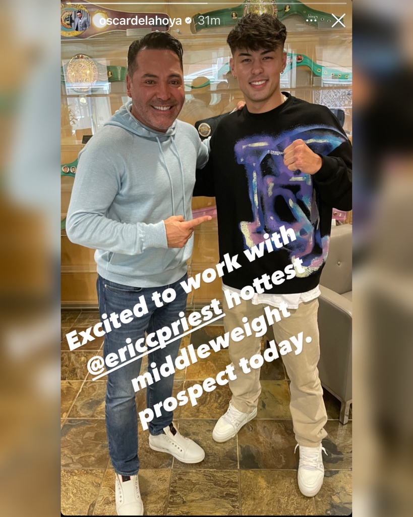 Boxingego's tweet photo. Golden Boy Promotions signs Eric Priest. I've heard a lot of good things about Priest. Seen some from him, he got some POP! #EricPriest #GoldenBoyPromotions #EGO #Boxingego https://t.co/JA9rPZL0Yt