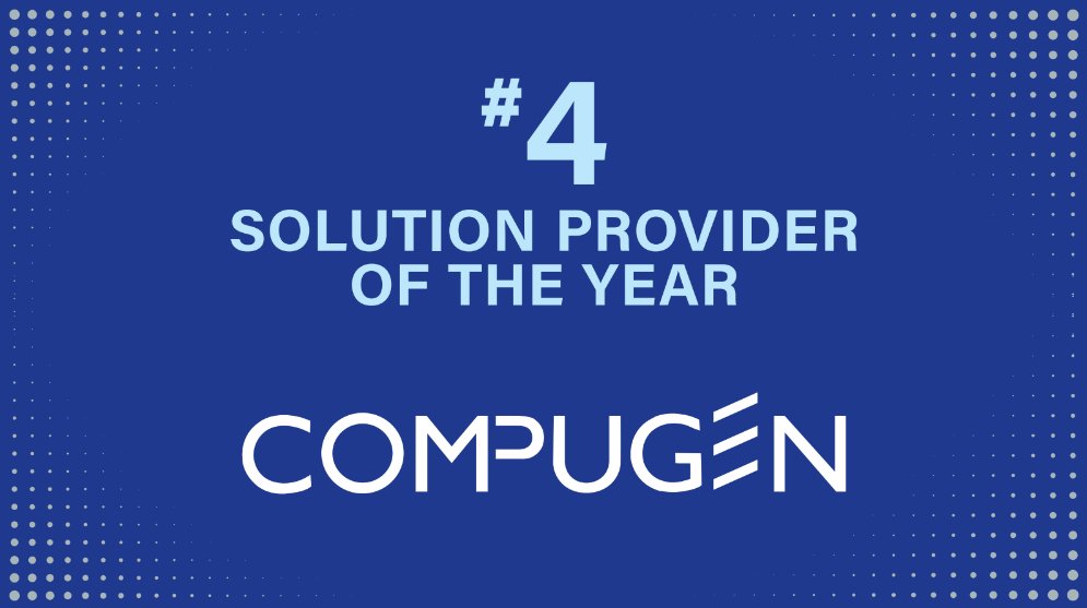 And the number 4 CDN Top 100 Solution Provider of the year is <a href="/CompugenInc/">Compugen Inc.</a> 
…. Congratulations 👏

Who’s next? Join now to find out 👉 bit.ly/3ABg82w  

#CIAwards #ITWC #CDN #Channel #Top100 #Canada #HappeningNow