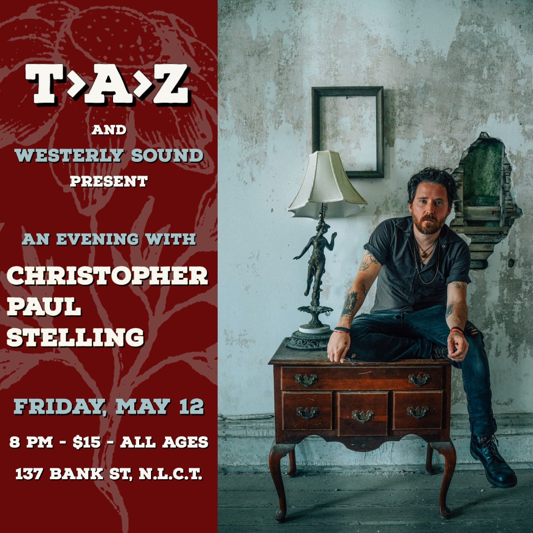 TelegraphNL's tweet photo. TELEGRAM :: 04.26.23 :: Christopher Paul Stelling Live at T>A>Z - https://t.co/Jz2rZV7ilP https://t.co/0sZILx450n