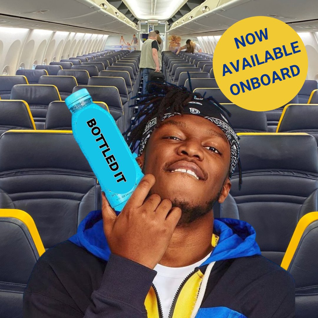 Ryanair's tweet image. Limited edition made with real Gunner tears.