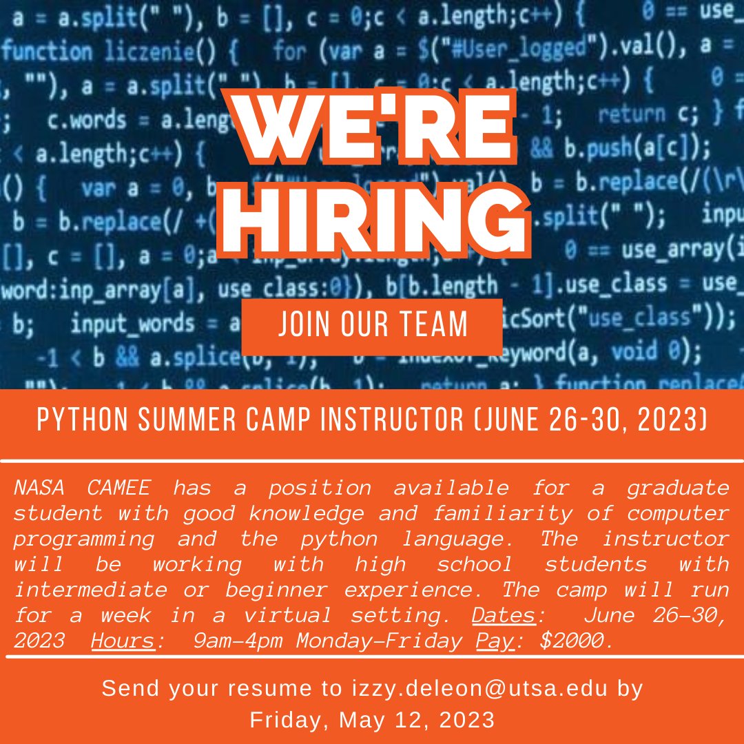 UTSA CAMEE tweet media