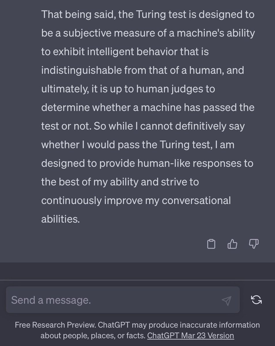 appertunity's tweet image. Ask a silly question 😂 😜 #AI #ChatGPT #TuringTest