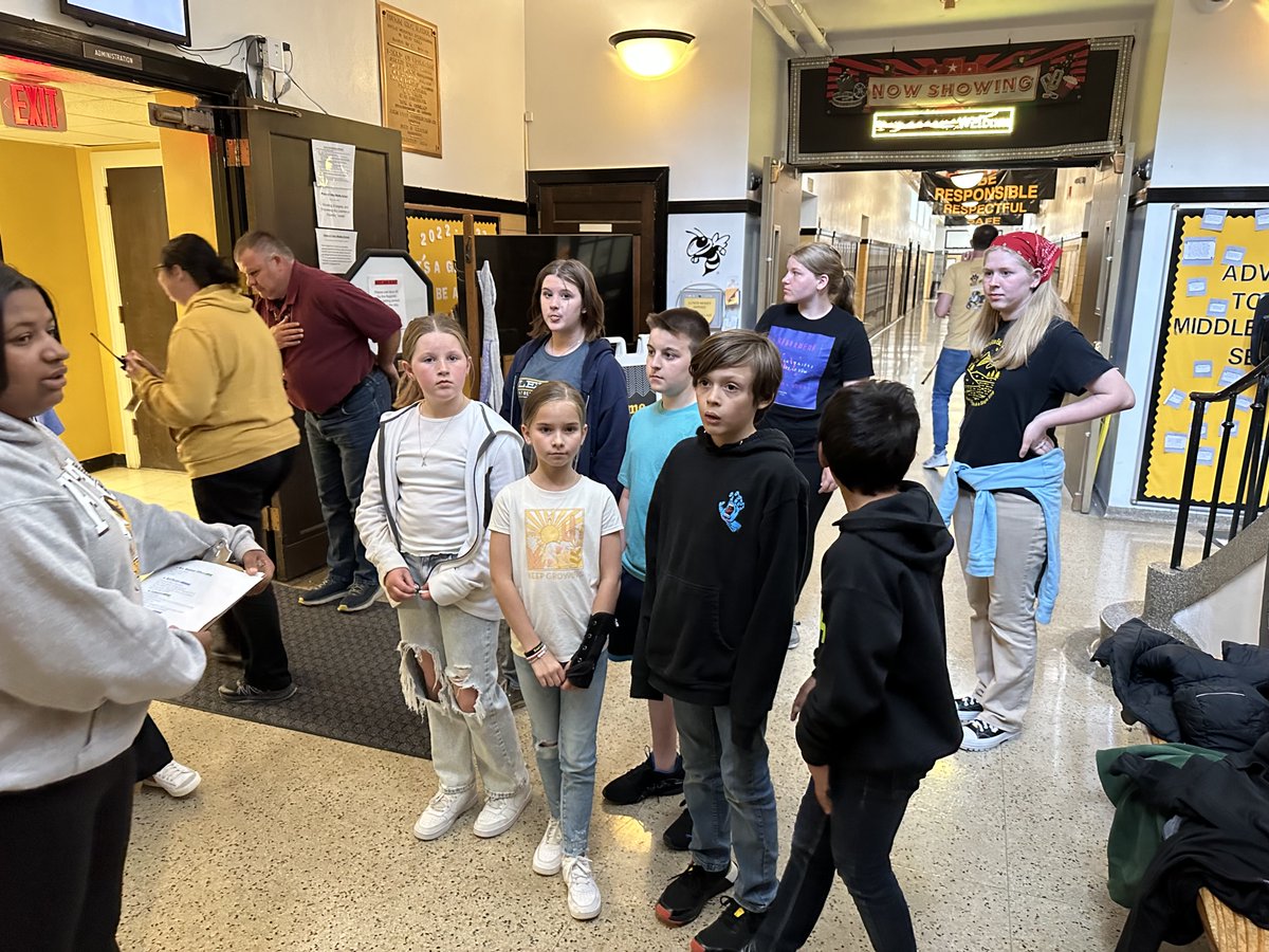 5th grade had a great trip to the middle school today. #fultonproud #onebartley