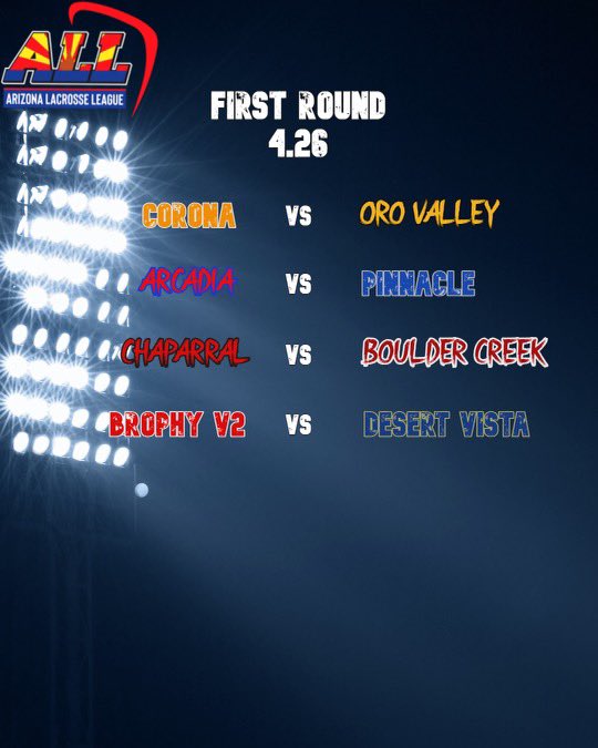 First Round action tonight!! #ALL #playoffs