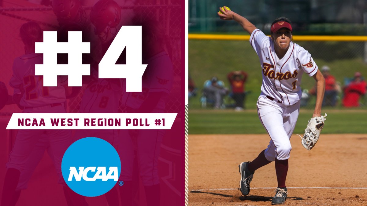 TorosAthletics's tweet photo. .@CSUDHsoftball checks in at #⃣4⃣ in the first @NCAADII regional ranking of the year. #dhornsup🤞#gotoros https://t.co/wtMsFFzETC https://t.co/aEDNRmtGGf