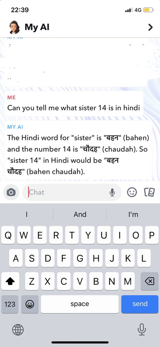 haspatel_'s tweet photo. My AI is not serious 🤣 https://t.co/jIZujHlSyq