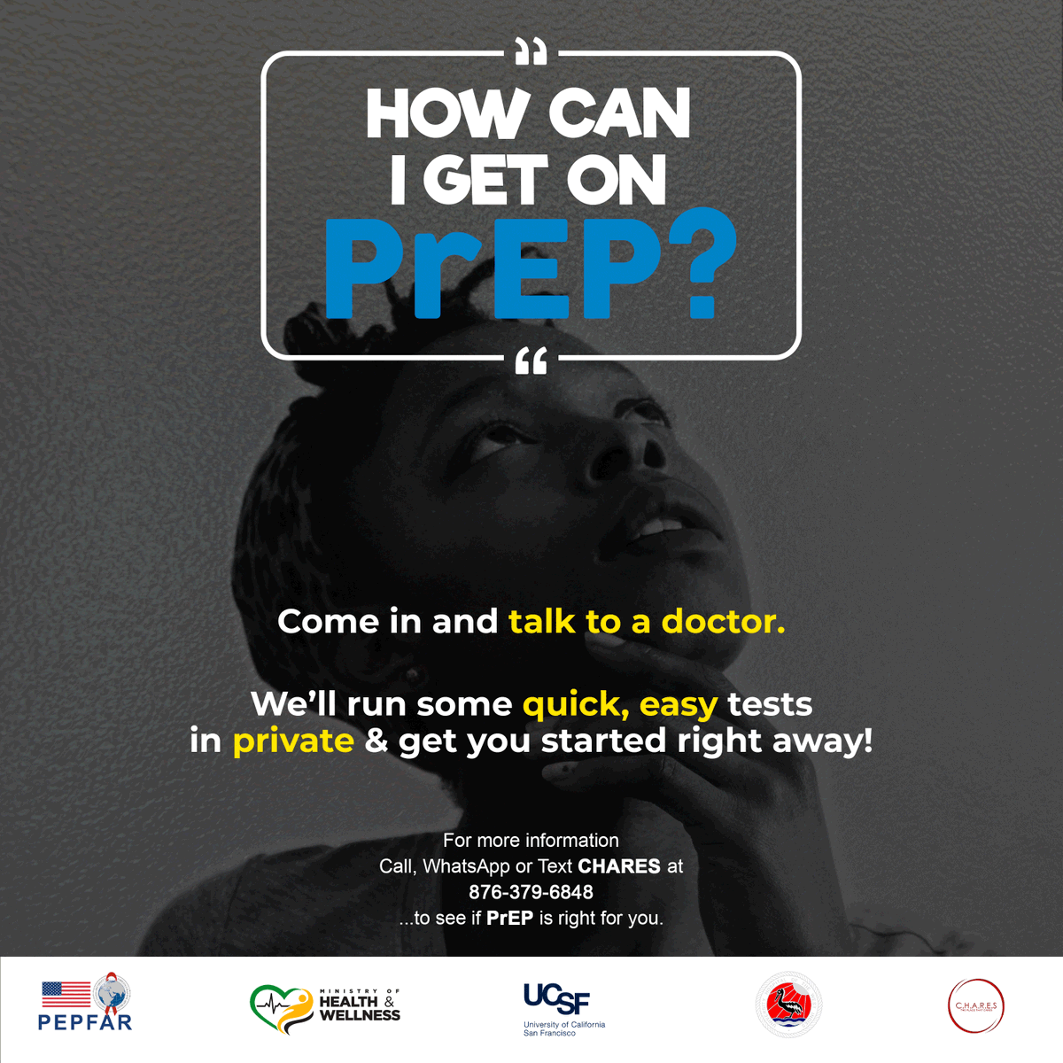 NFPBJamaica's tweet photo. Have no clue where or how to on start #PrEP?🤷🤷♀️ No worries!
Contact 📞:
✅CHARES @ 876-379-6848 (Call, WhatsApp or Text)
✅ @JASLtweets @ 876-925-0021 | 876-969-6597 | 876-969-0282
**Coming soon to clinics near you**
‼️PrEP does not prevent other STIs -#UseACondomEverytime ‼️ https://t.co/IXe6fawa5o