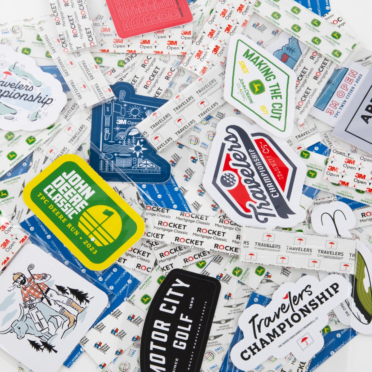 IPS_HUS's tweet photo. Some of the stickers we've been doing for the @PGATOUR. Keep an eye out and get yourself some sweet stickers at the upcoming events! https://t.co/4IK0ANPfXS