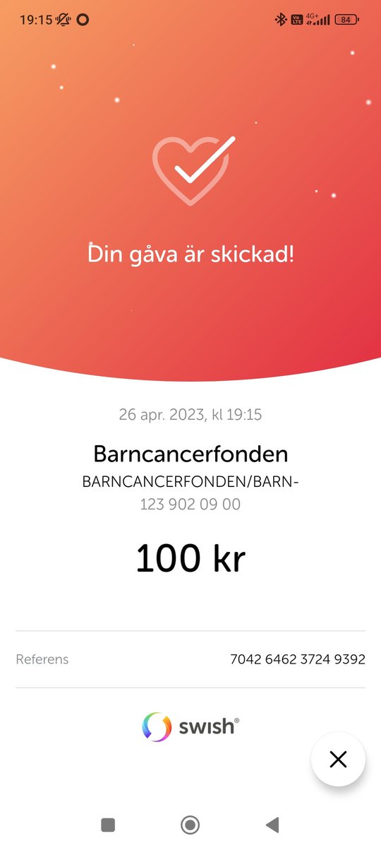 Hsmaskin's tweet photo. @TuttoSvenskan @barncancerfond ⭐⭐ https://t.co/37N0SXfzWm