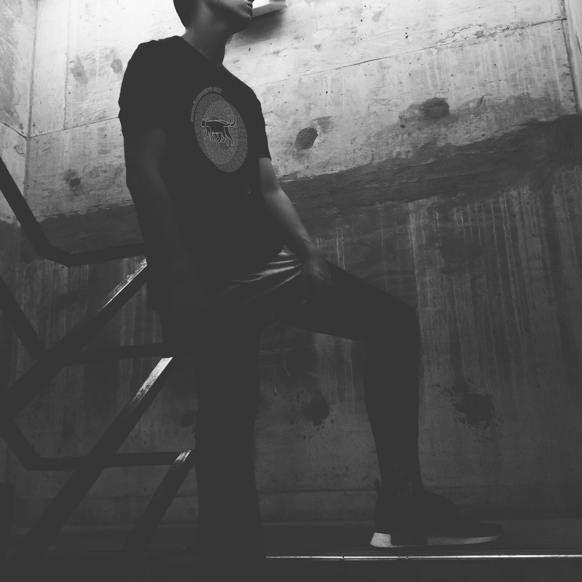 humanadvancedmx's tweet photo. Cuando el sistema cuántico se rompe, la realidad se define por una de las opciones: el gato vivo o muerto.

#science #humanadvancedwear #spacewear #sciencewear #diseñomexicano #humano #cat #clothingbrand #human #digitalart #minimalismo #softwear #blackandwhite https://t.co/D6gy9g7rSh