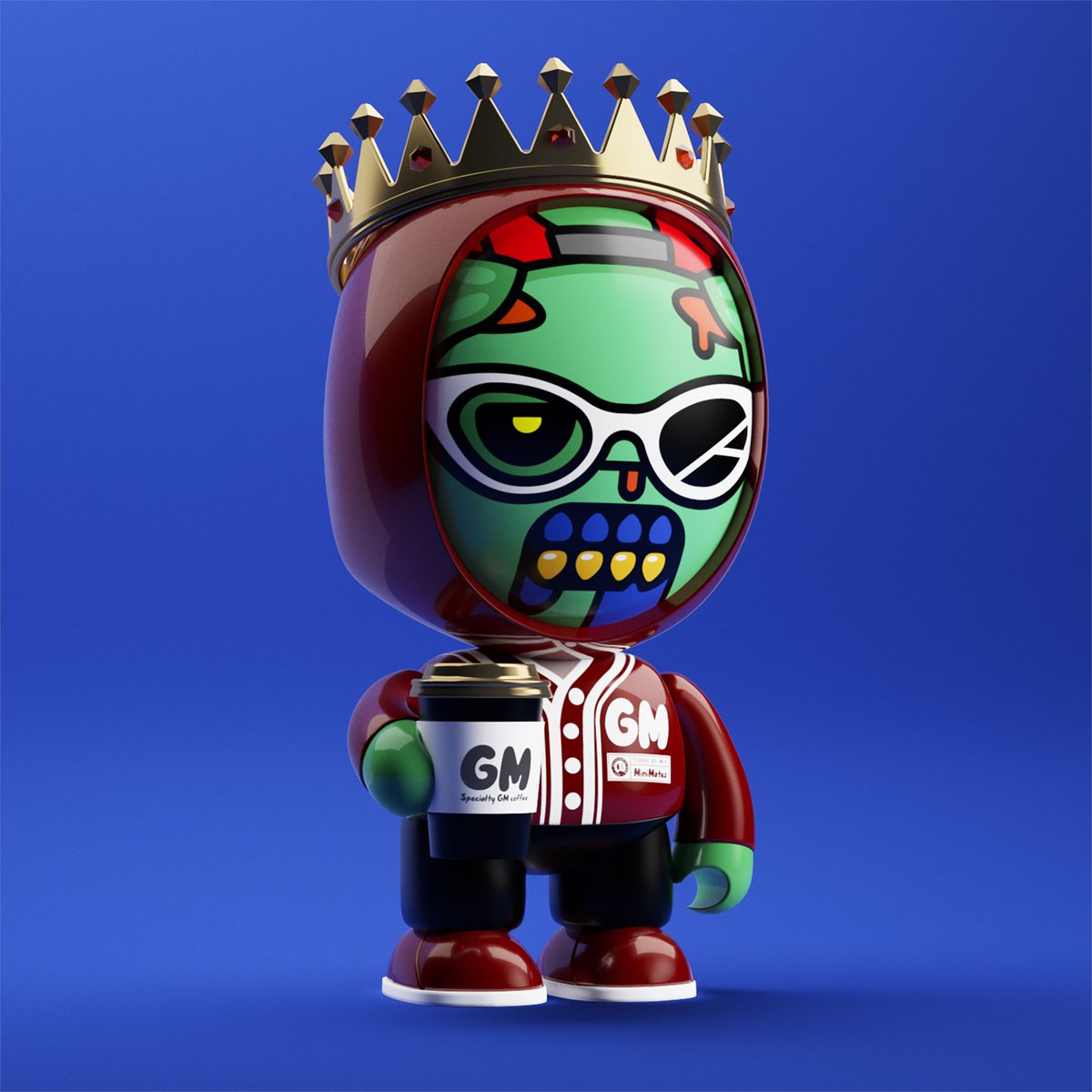 SintexGMT's tweet photo. Very late GM☕️

I finally grabbed my custom #MiniMates NFT designed from my @Deadfellaz #2439. These are so cool! @psych_nft even set his custom #MiniMate as his PFP🔥

Thanks for the great piece @michalprekop 💚🧟‍♂️ https://t.co/pgdWd9dden