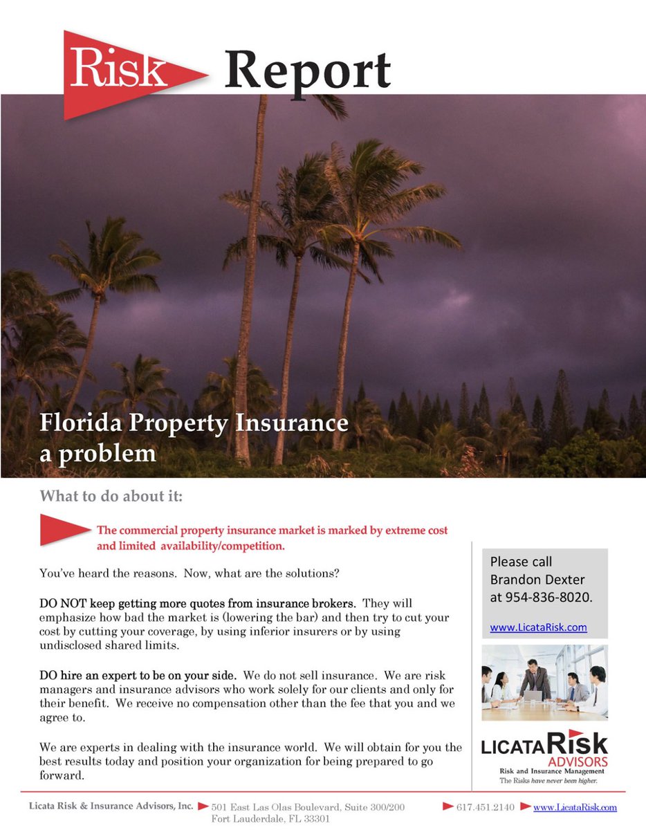 Florida Commercial Property Insurance - We Can Help.
