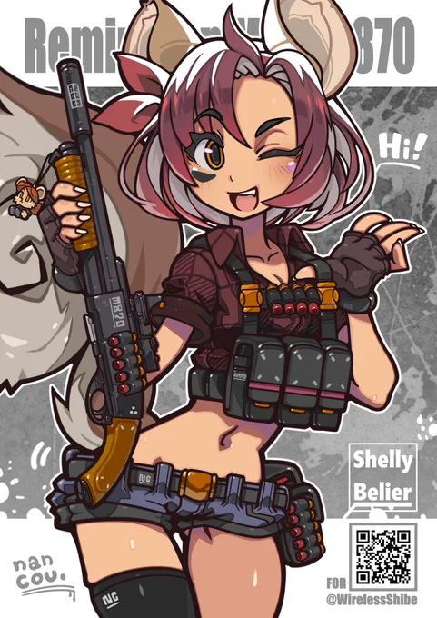 KemoMiMi ショットガンガールズCommission Art 