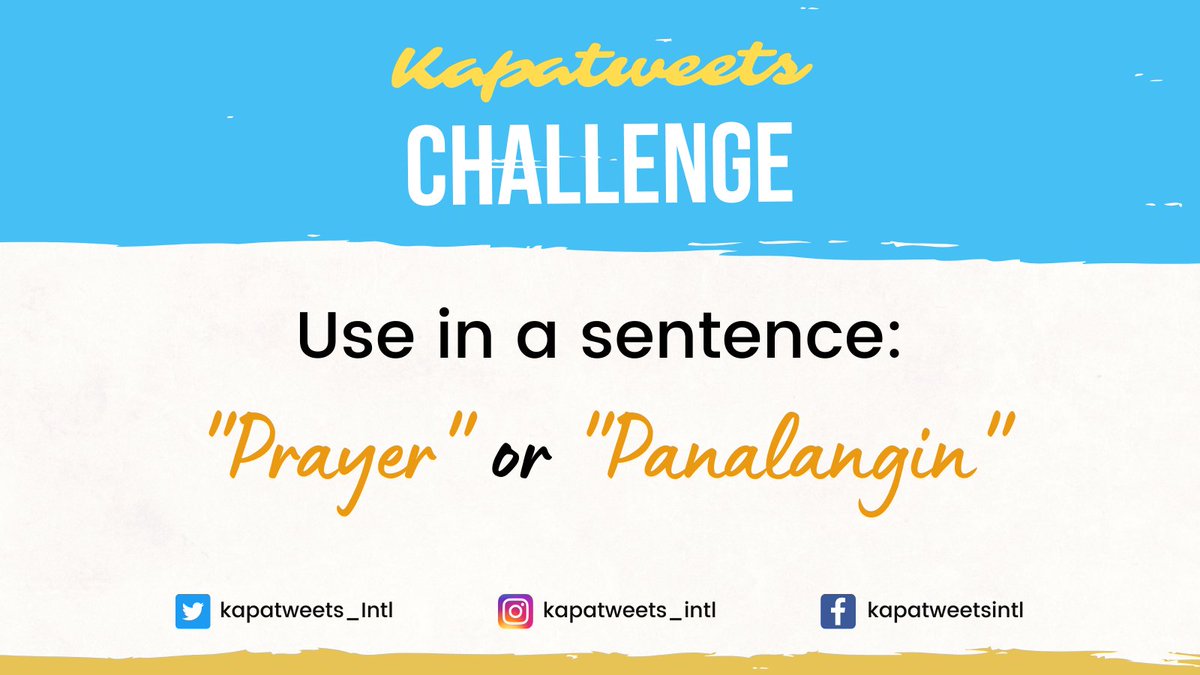 Use ''prayer'' or ''panalangin'' in a sentence.

The Right Way to Pray
#PureDoctrinesOfChrist
