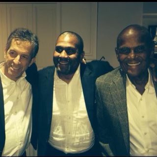tavissmiley's tweet image. Good times and precious memories with Mr. B hanging out (in) with Kenneth Cole at his Manhattan home. 
.
#HarryBelafonte #KennethCole @kennethcolereal