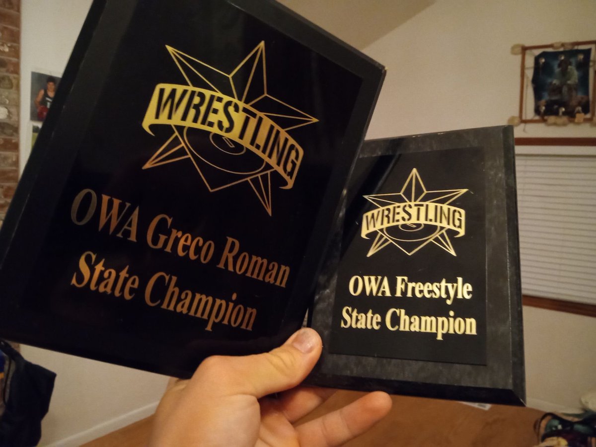 Oregon State Champion in Freestyle and Greco Roman for 16u division last weekend. U.S open this weekend in Las Vegas. ⁦⁩ ⁦