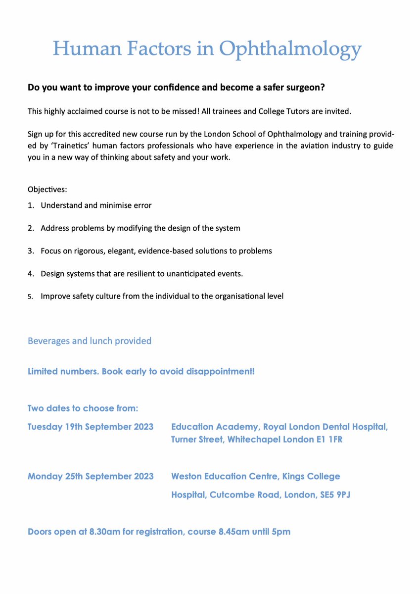 The_LOTN's tweet photo. Do you want to improve your confidence and become a safer surgeon?

This highly acclaimed course is not to be missed! All trainees and College Tutors are invited. https://t.co/VhRSZUbNTP
