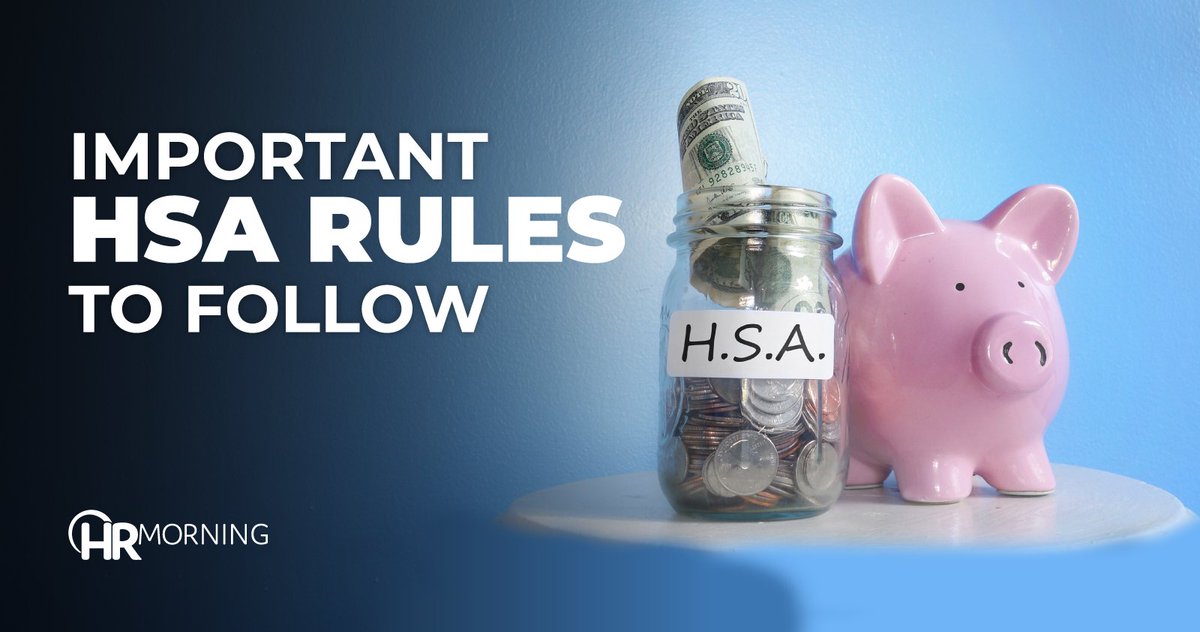 PaulCreager's tweet photo. Because health savings accounts are so flexible and easy to use, it's easy to forget important HSA rules. Remind employees about these rules to help them maximize their tax savings and protect themselves in case of an audit.  #HSA
 https://t.co/AIuShJV8rT https://t.co/l3eQzCMteK