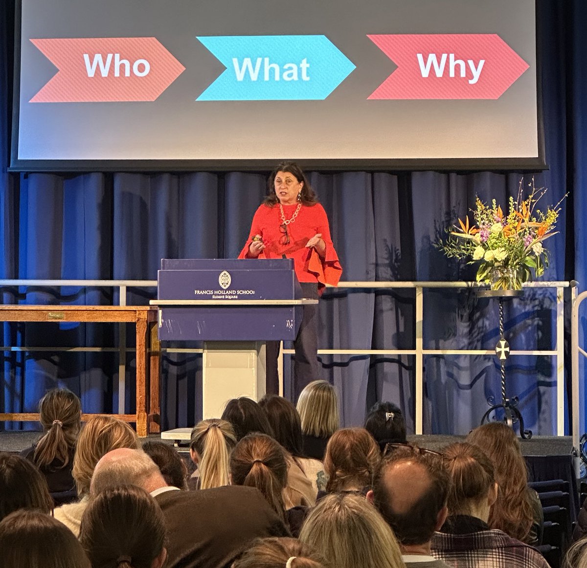 FHSSloaneSquare's tweet photo. Thank you to Allison from @rapprojectuk for an informative evening talk for the Upper Sixth and parents. At FHS we place importance on preparing students for life after School including university and beyond #FHSSixthForm https://t.co/id1nVufAmO