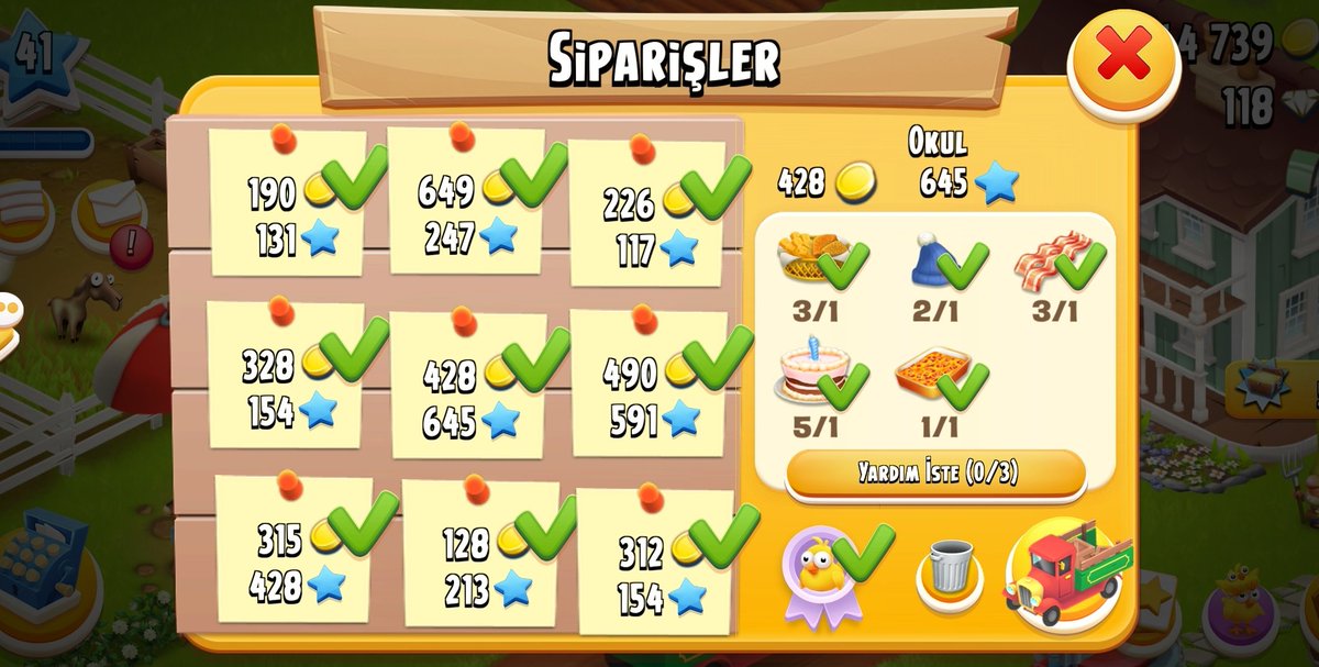 Size mutluluğu anlatamam ama fotoğrafını gösterebilirim #hayday