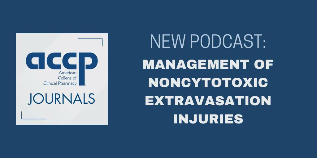 Pharmacotherapy (@pharmacojournal) on Twitter photo An update to one of Pharmacotherapy's most downloaded articles. Learn from <a href="/sylviastefanos/">Sylvia Stefanos</a> about the risk and management of extravasation injuries. buff.ly/3LvmUgG <a href="/CUPharmacy/">CU Pharmacy</a> <a href="/accpcritprn/">ACCP CRIT PRN</a> An update to one of Pharmacotherapy's most downloaded articles. Learn from <a href="/sylviastefanos/">Sylvia Stefanos</a> about the risk and management of extravasation injuries. buff.ly/3LvmUgG <a href="/CUPharmacy/">CU Pharmacy</a> <a href="/accpcritprn/">ACCP CRIT PRN</a>