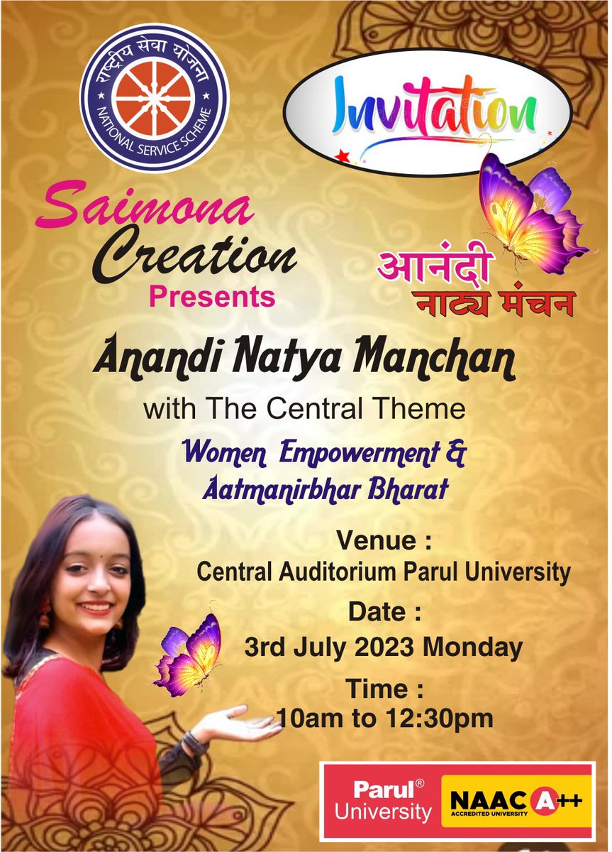 Imjyoti5's tweet photo. #SaimonaCreation
#Aanandi #NatyaManchan 
#Vadodara #Gujarat 
@mohan_jha1  #LetsInspireBihar https://t.co/7BLSfRrLsG