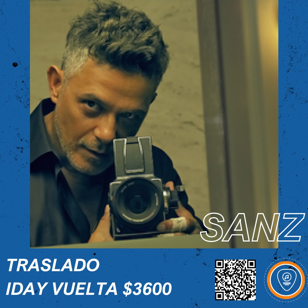 Fonobussrl's tweet photo. @AlejandroSanz estará este 11, 12 y 14 de Mayo en  @MovistarArenaAR TE LO VAS A PERDER? Link en el código QR para compra online https://t.co/JJOjWuq7pD
