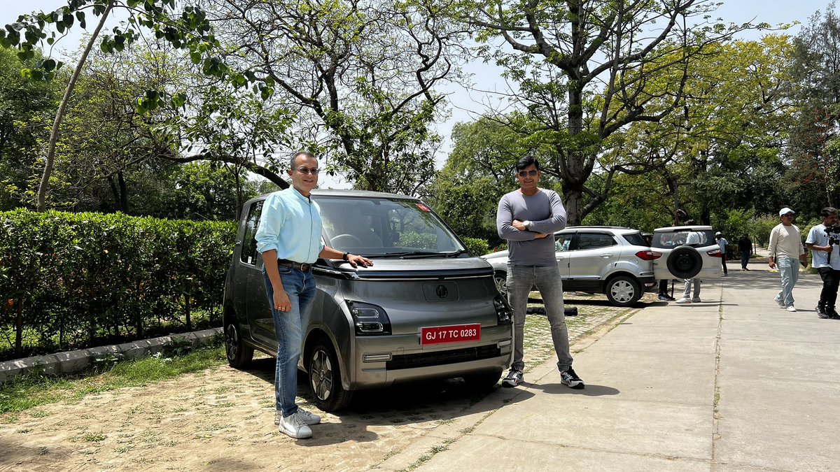 adwivedi09's tweet image. The Comet EV is the second EV in MG Motor India’s portfolio and comes with futuristic and user-friendly Smart technologies. The Smart EV – MG Comet will be available at a special introductory price of Rs. Rs.7,98000/- (ex-showroom). @MGMotorIn #MGComet #CometEV