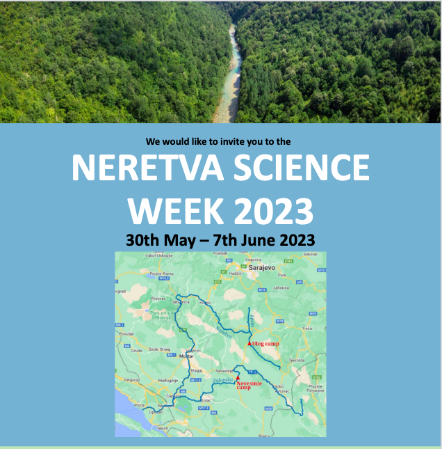 Next Science Week is around the corner, on amazing Neretva in BiH. Around 50 national and international scientists will assess the essence of life in the rivers and the surrounding forests. Joined by artists and activists @ Journalists, join if you can balkanrivers.net/uploads/files/…
