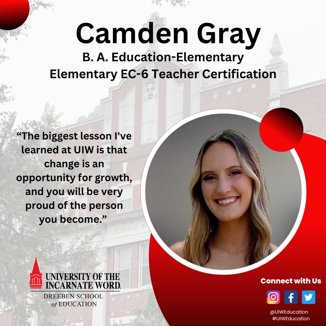 UIW Education tweet media